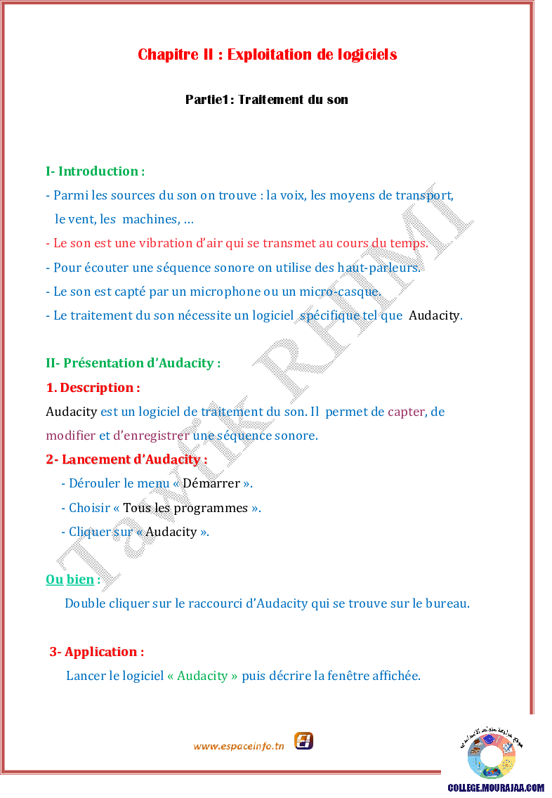 exploitation de logiciels