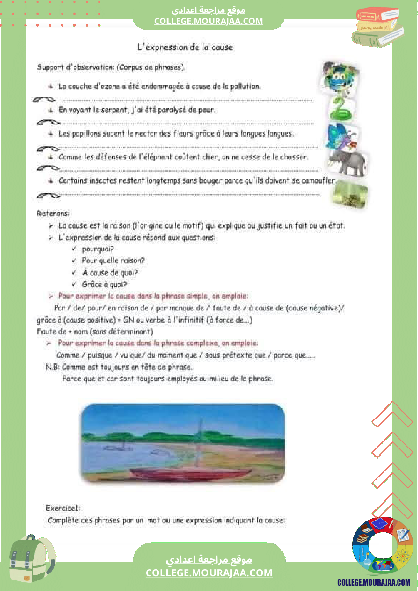 7 eme francais module n 4 les secrets de la nature cours exercices corriges
