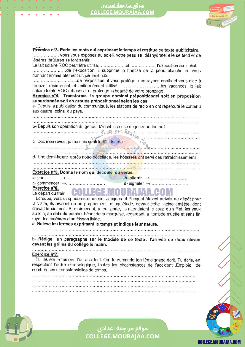 langue module 3 expression de temps