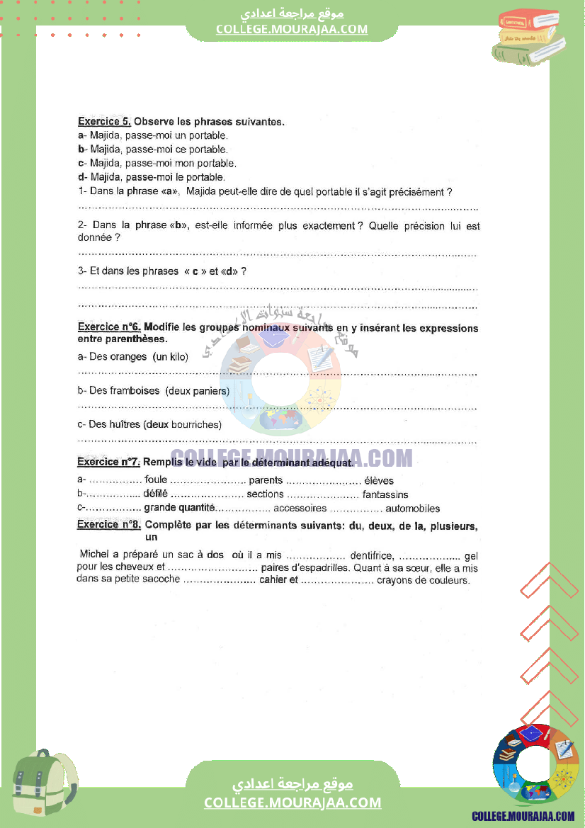 langue module 3 la determination