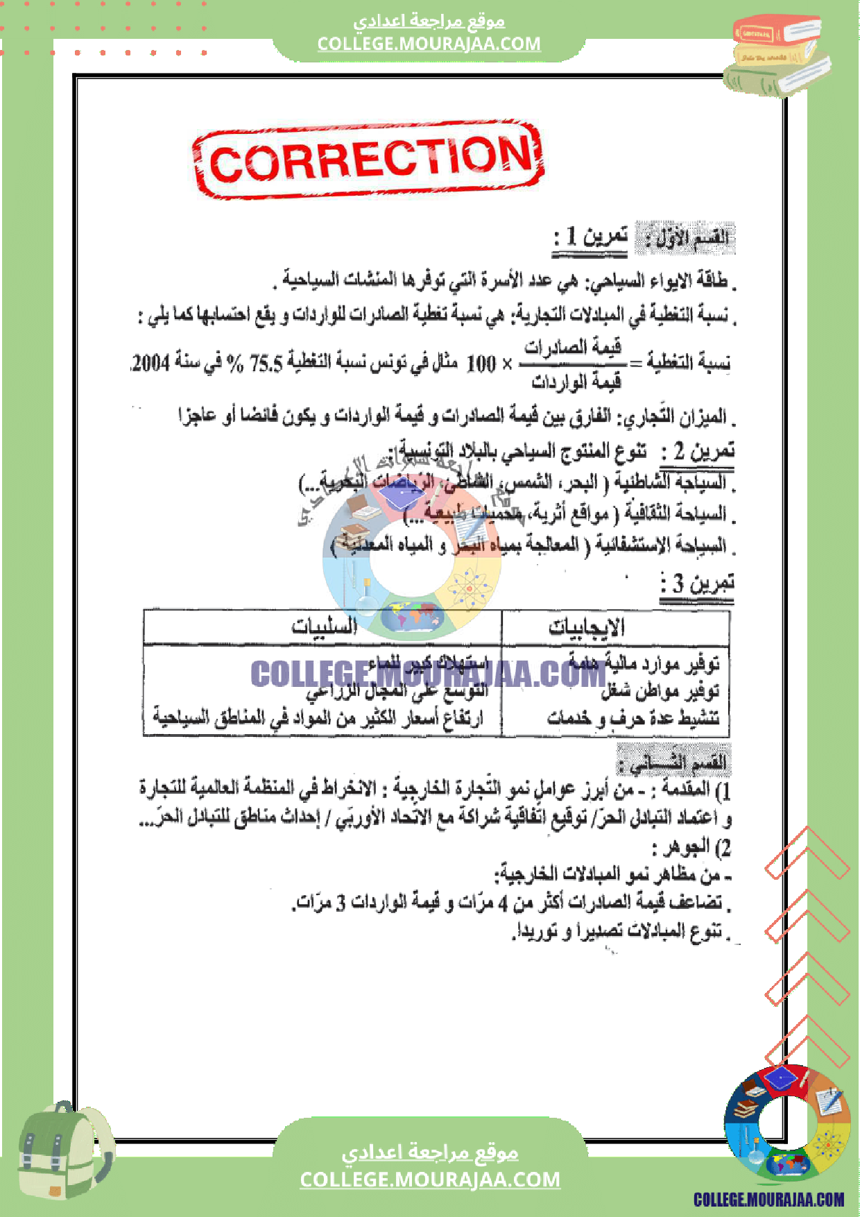 فرض_تاليفي_عدد_3_جغرافيا_سنة_التاسعة_مع_الاصلاح