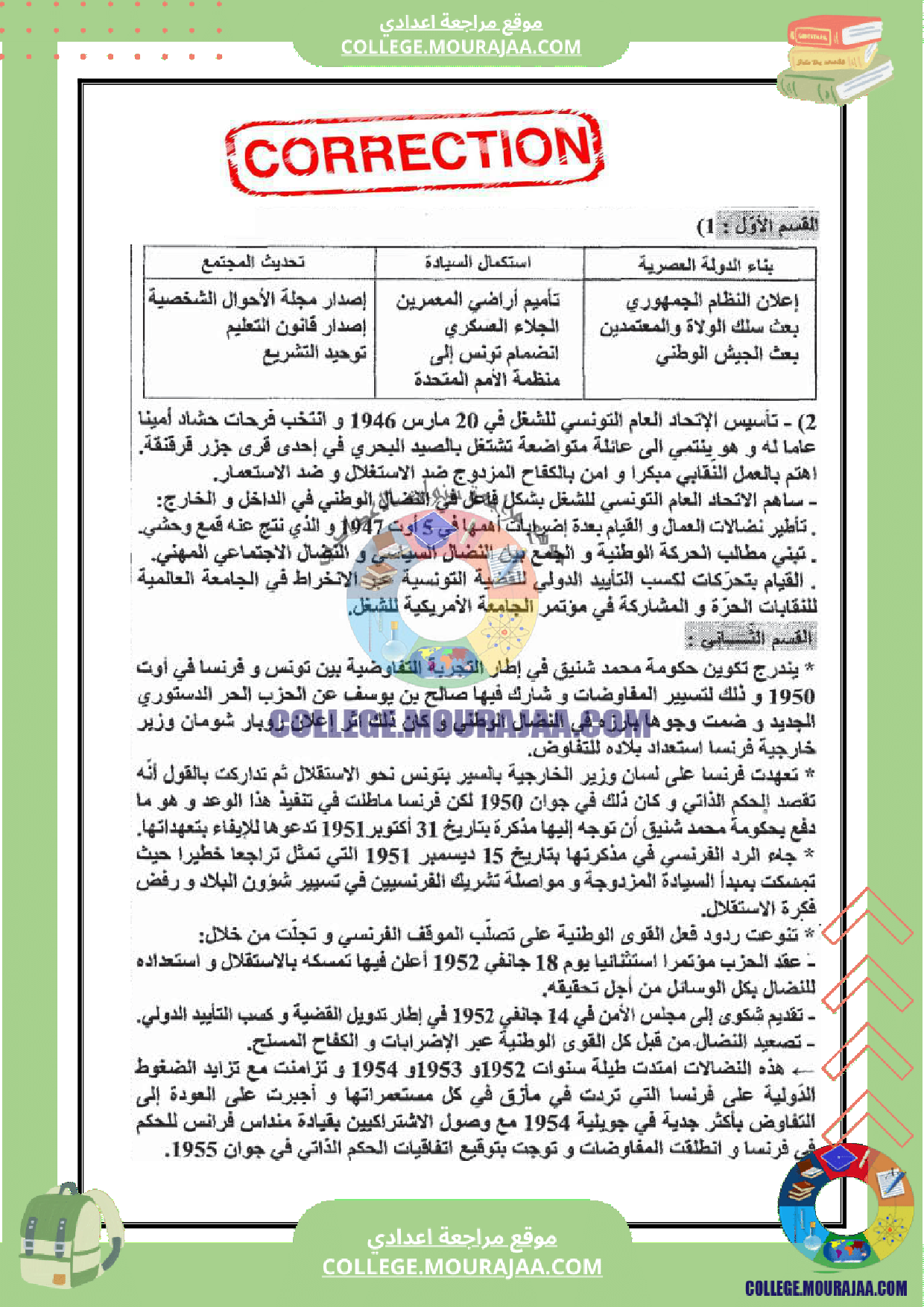 فرض_تاليفي_عدد_3_تاريخ_سنة_التاسعة_مع_الاصلاح