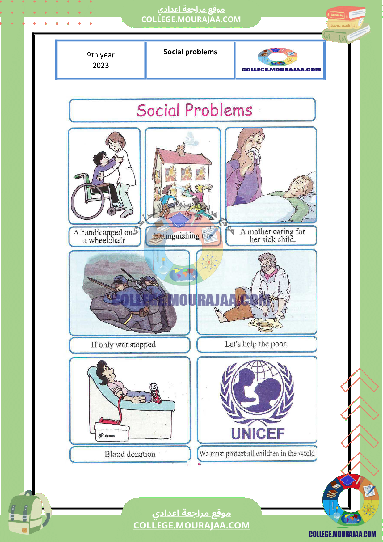 social problem 9th year