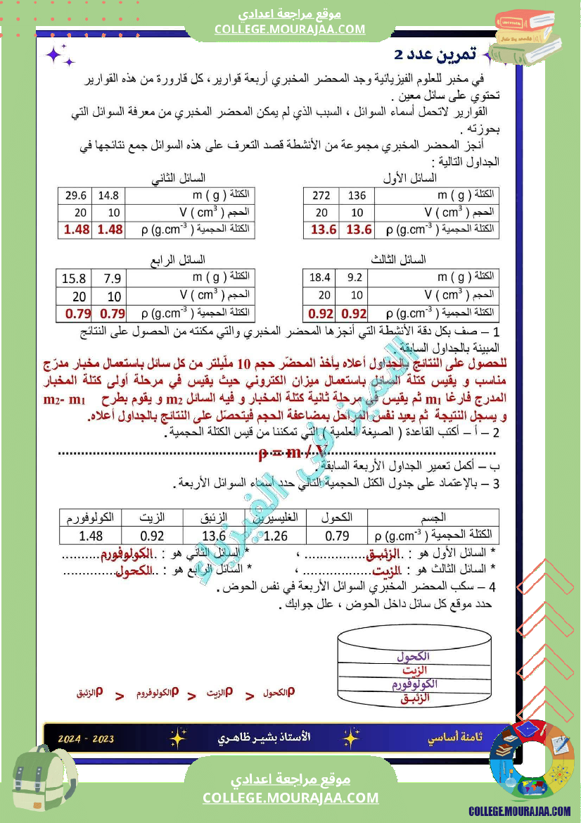 فرض_مراقبة_الثامنة_العلوم_الفيزيائية_ثلاثي_أول_مع_الإصلاح