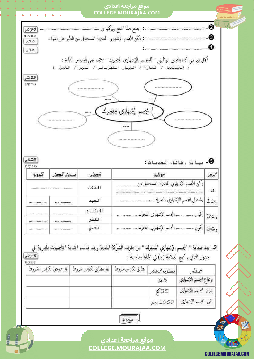 فرض_مراقبة_الثامنة_التربية_التكنولوجية_ثلاثي_أول_مع_الإصلاح