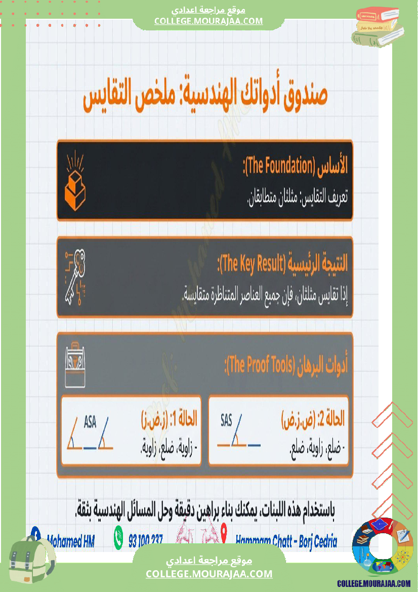 السنة_الثامنة_أساسيا_درس_تقايس_المثلثات