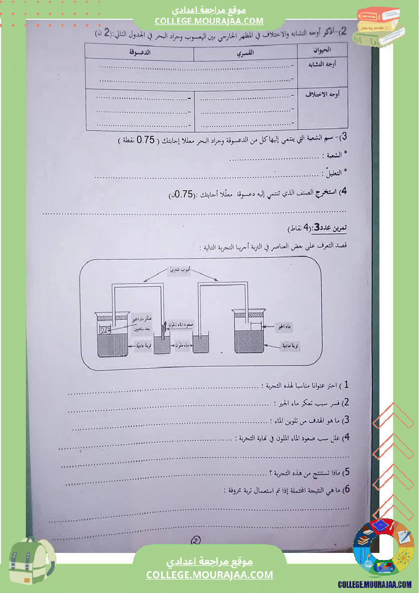 فرض_تأليفي_عدد_2_علوم_الحياة_و_الأرض_7_نموذجي