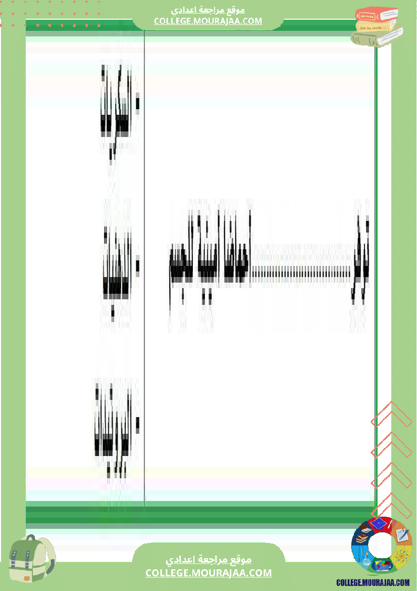 تمارين علوم الحياة و الأرض 9 أساسي حول الهضم والإمتصاص
