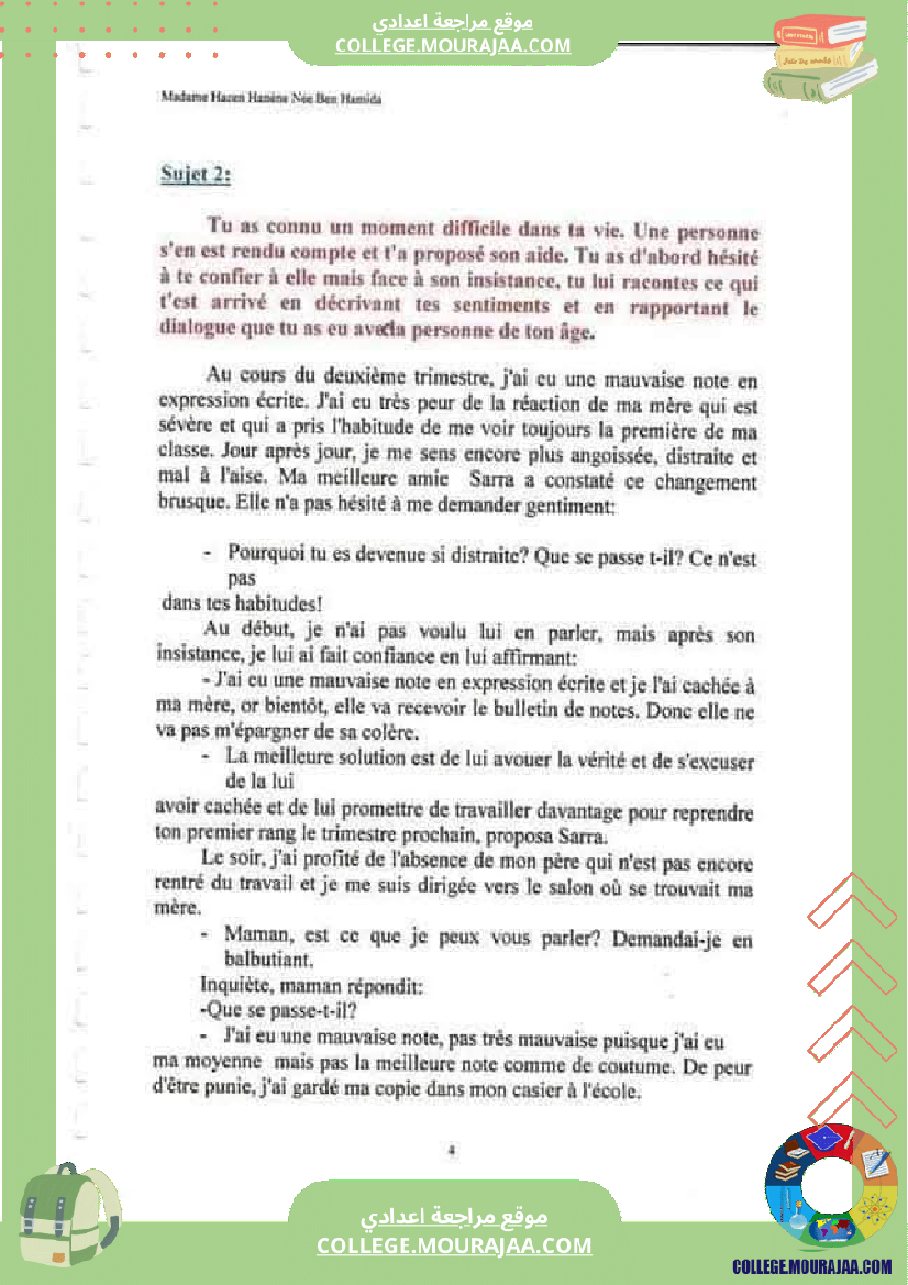 sujets_production_ecrite