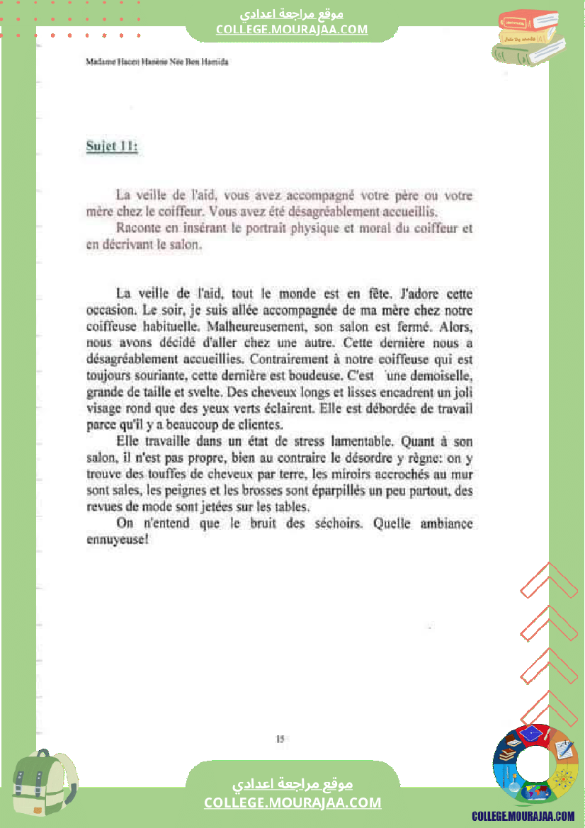 sujets_production_ecrite