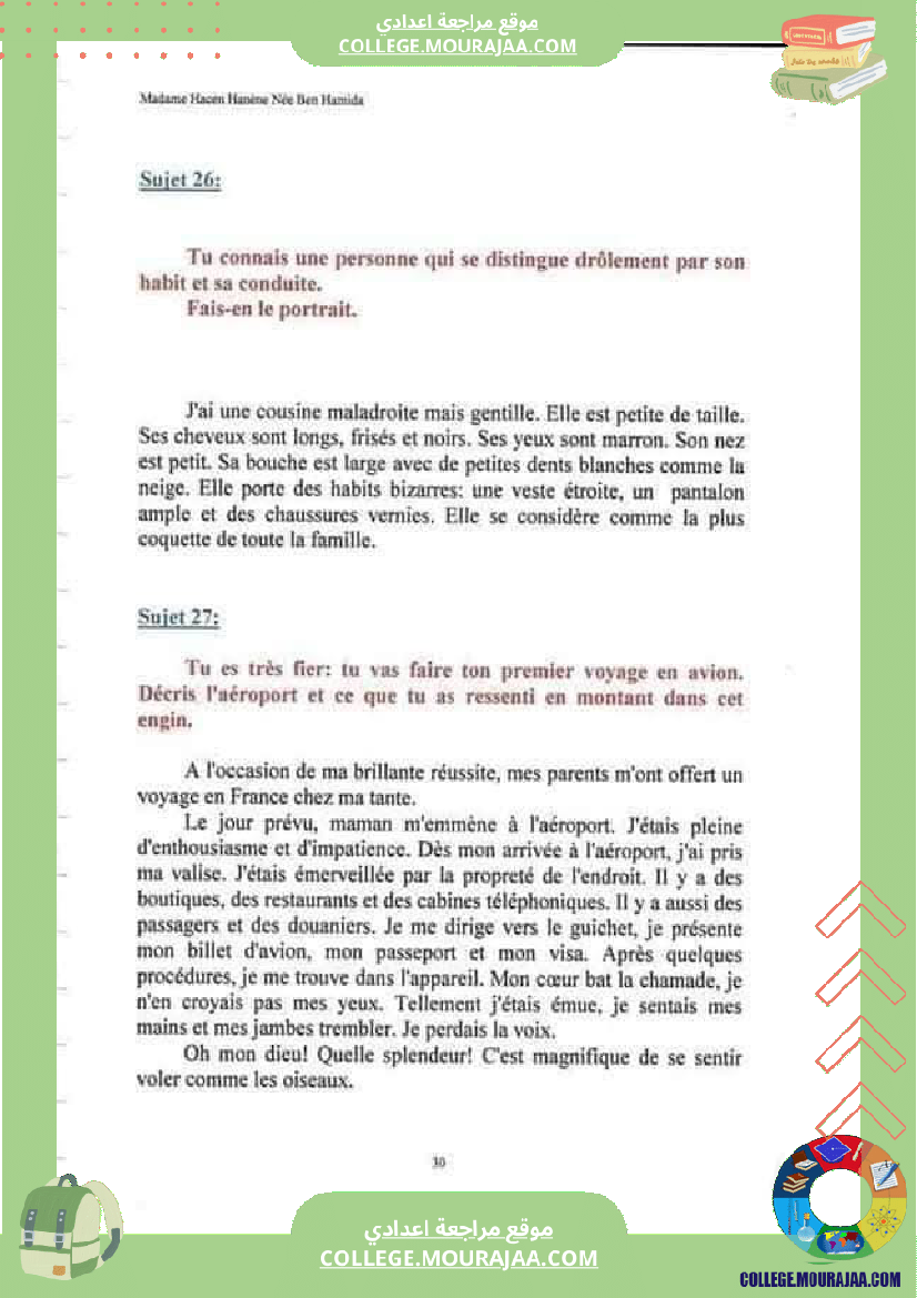 sujets_production_ecrite