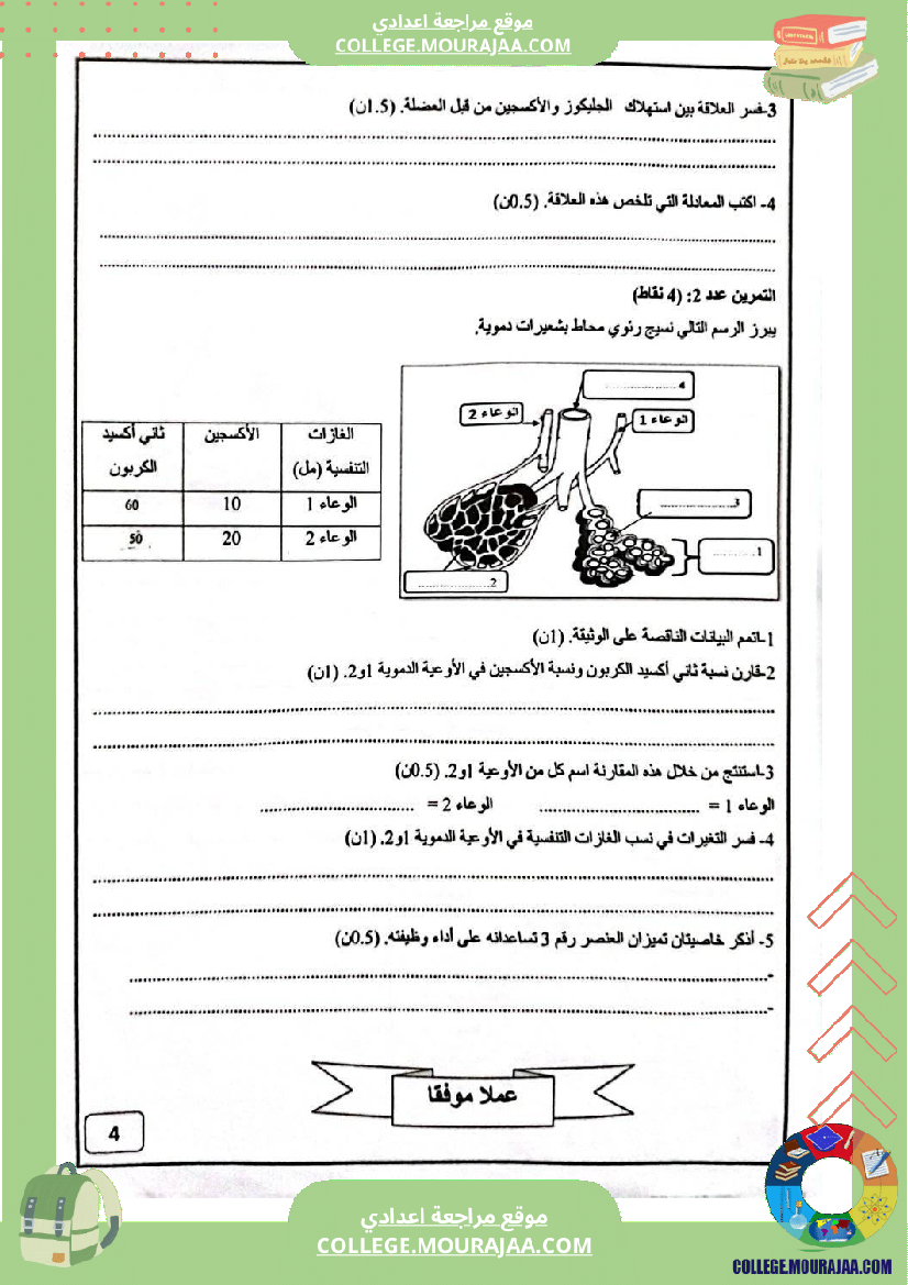 إمتحانات_تأليفية_علوم_سنة_تاسعة_عدد_2