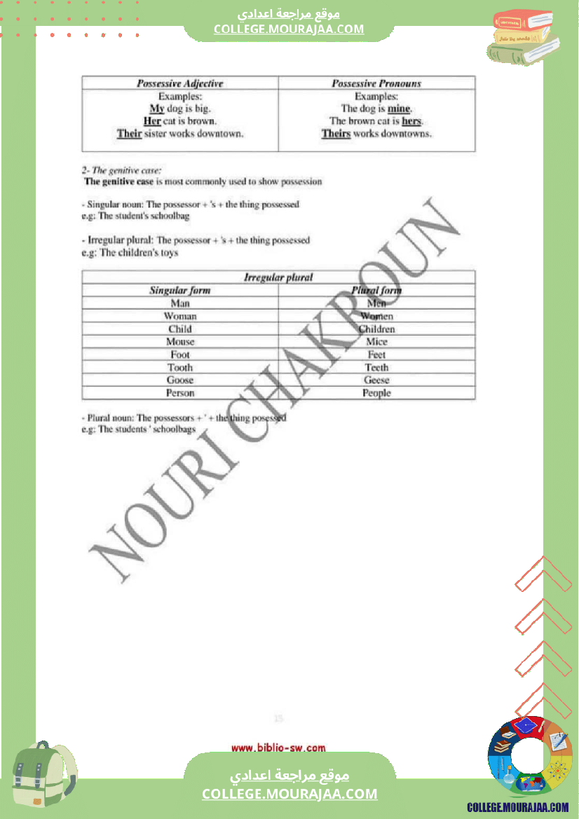 مراجعة_دروس_أنجليزية_سنة_تاسعة