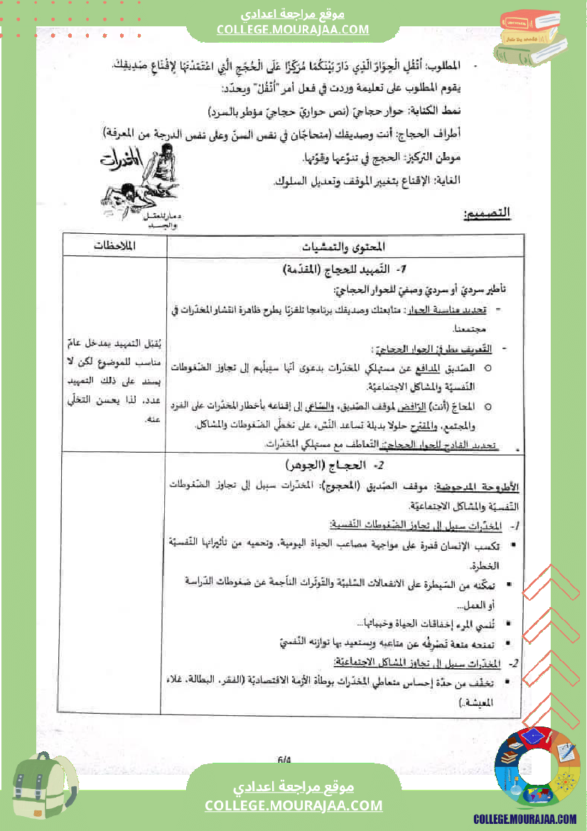 اصلاح إنتاجات شواغل من عالمنا المعاصر سنة تاسعة