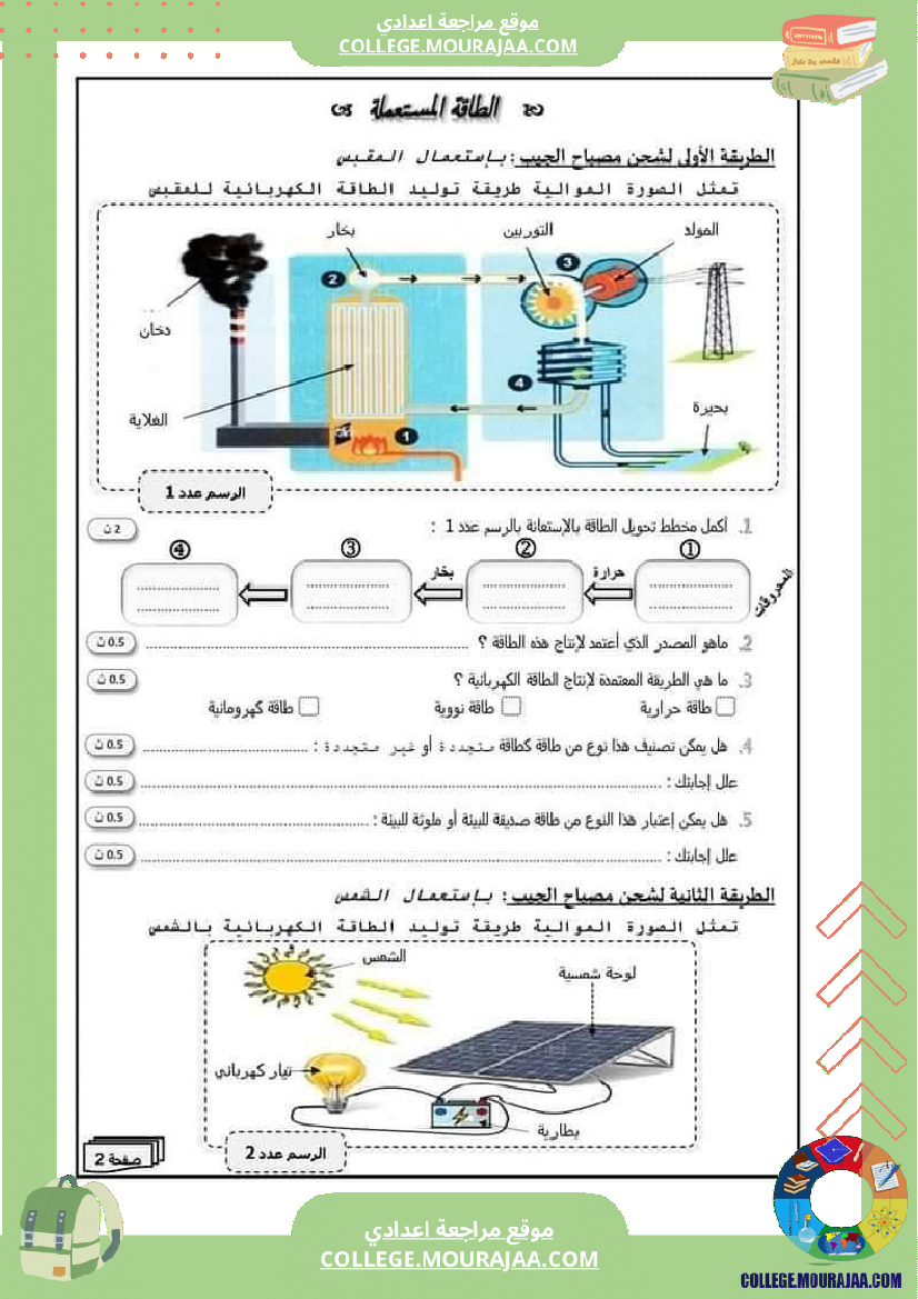 فروض_تأليفية_عدد_2_سابعة_أساسي_في_مادة_التربية_التكنولوجية
