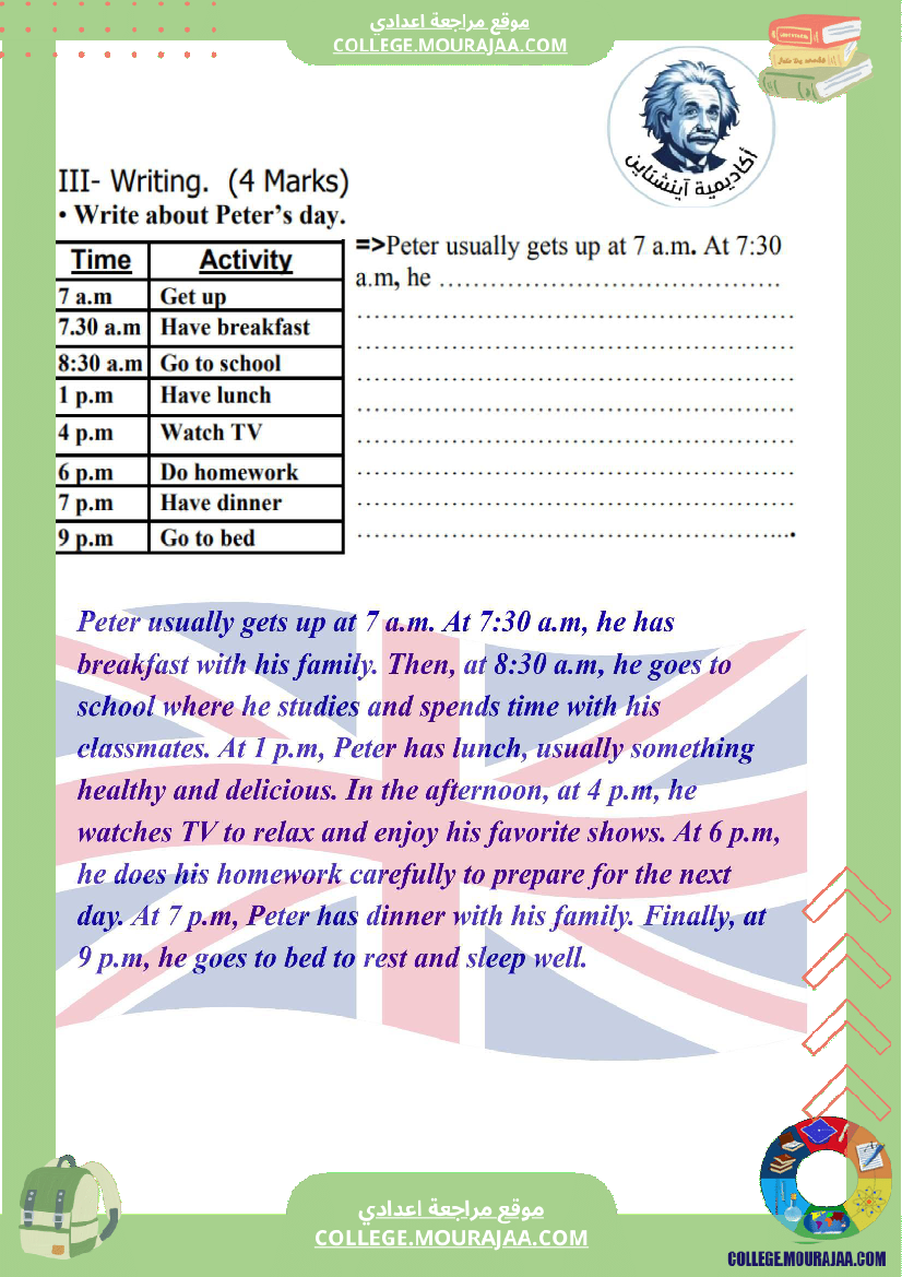 writing للسنة 7 أساسي تعل م كتابة الإنشاء بسهولة