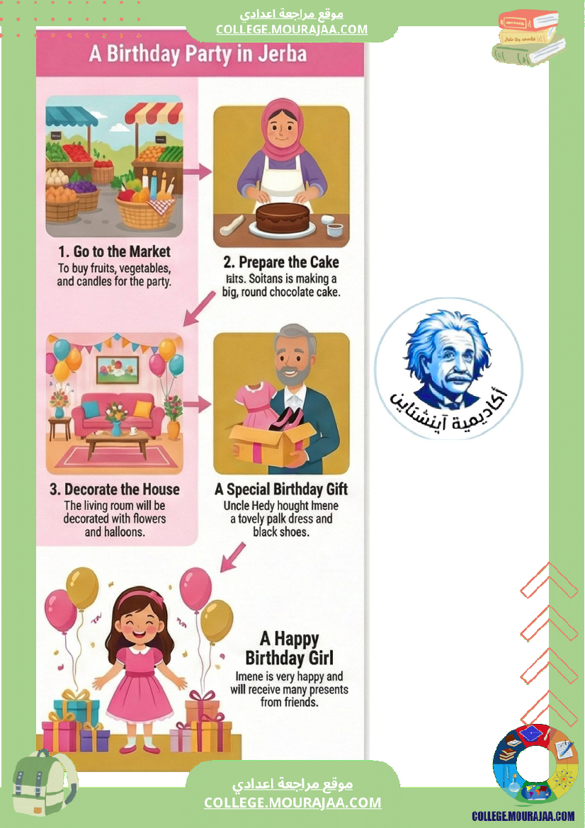 ملخ صات anglais ا الثلاثي الثاني السنة السابعة أساسي محتوى