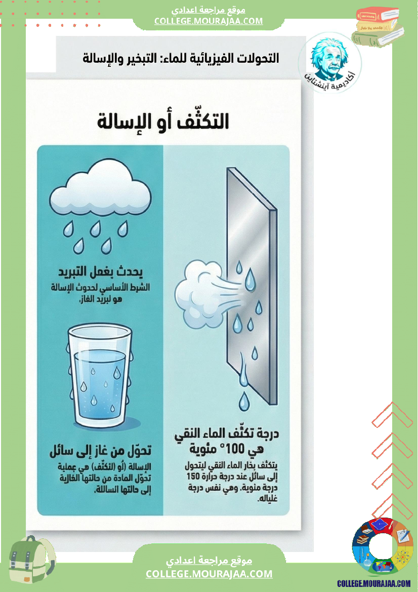 ملخصات_دروس_العلوم_الفيزيائية_التبخير_والإسالة