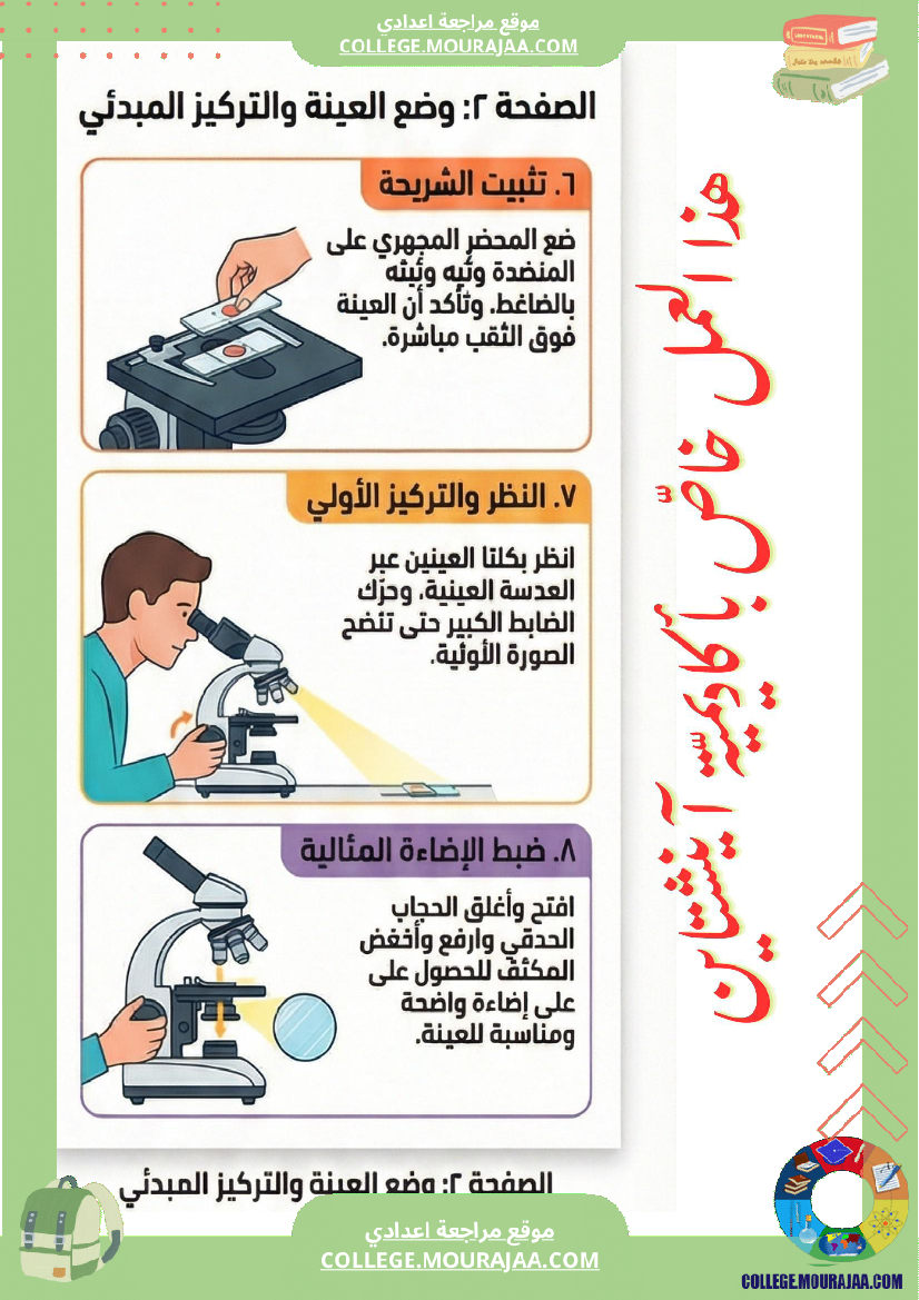 ملخصات علوم الحياة والأرض تنو ع الكائنات الدقيقة ا الثلاثي الثاني السنة السابعة أساسي