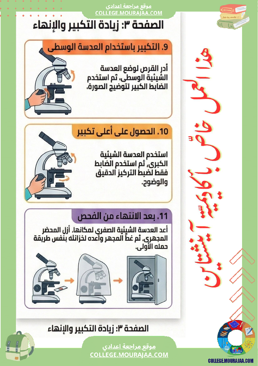 ملخصات علوم الحياة والأرض تنو ع الكائنات الدقيقة ا الثلاثي الثاني السنة السابعة أساسي