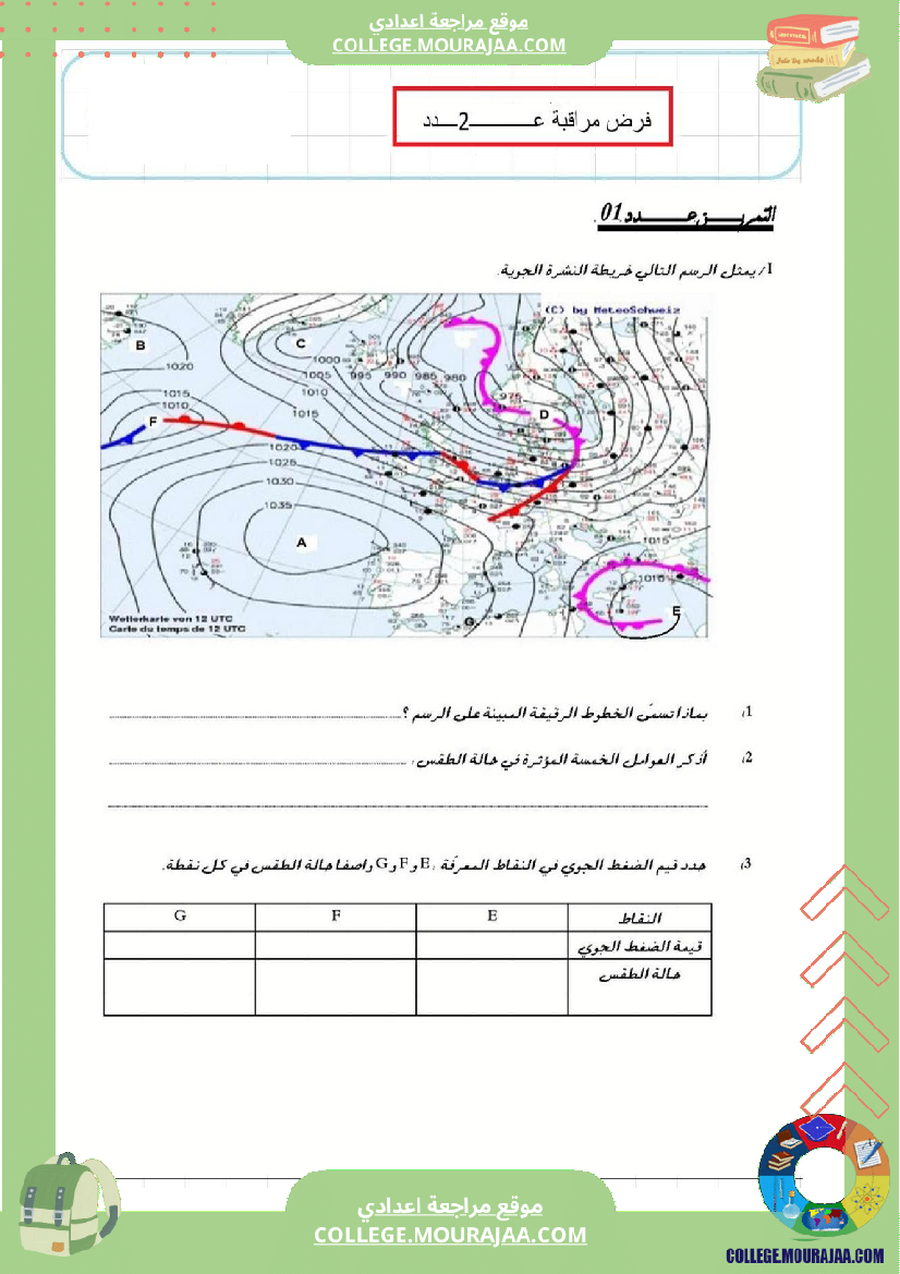 موقع مراجعة اعدادي فرض_مراقبة_عدد2_فيزياء_سنة_الثامنة6
