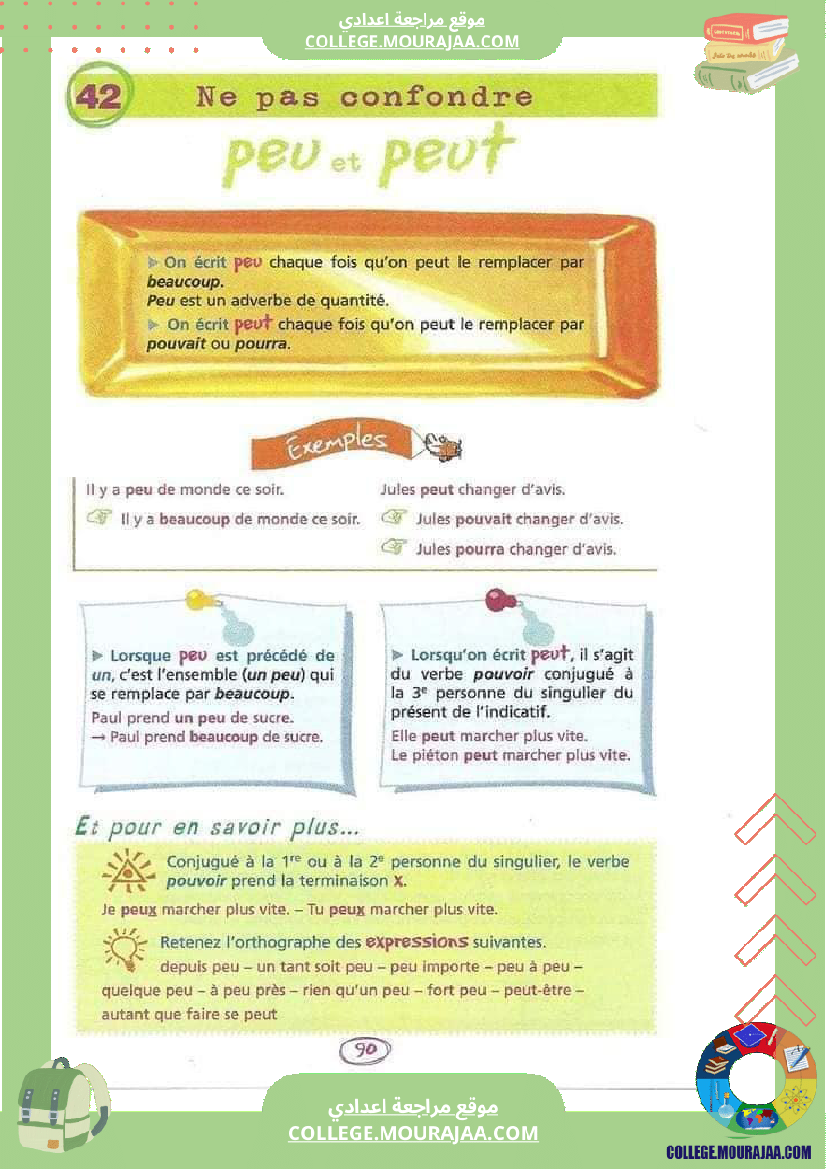 revision pour la 7 eme