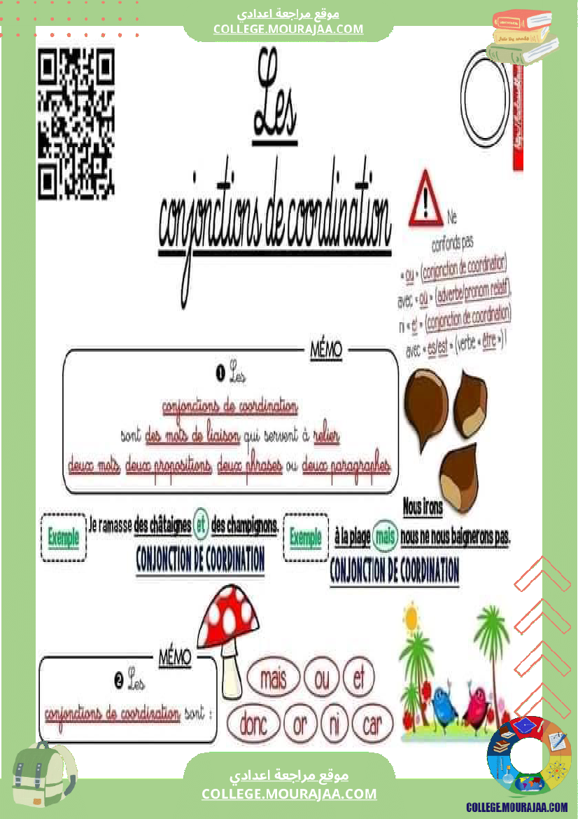 دروس فرنسية لسنوات السابعة و الثامنة و التاسعة 1
