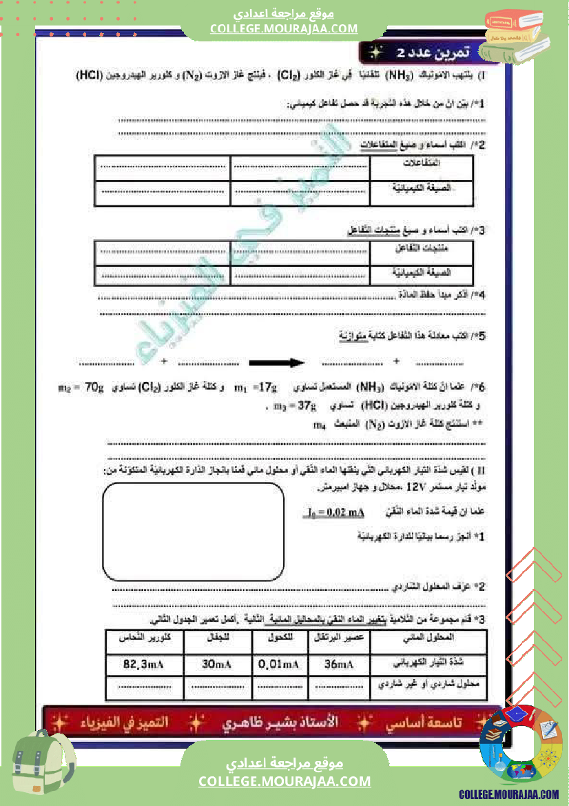تاسعة_أساسي_فيزياء_فرض_تاليفي_عدد_2_مع_الاصلاح