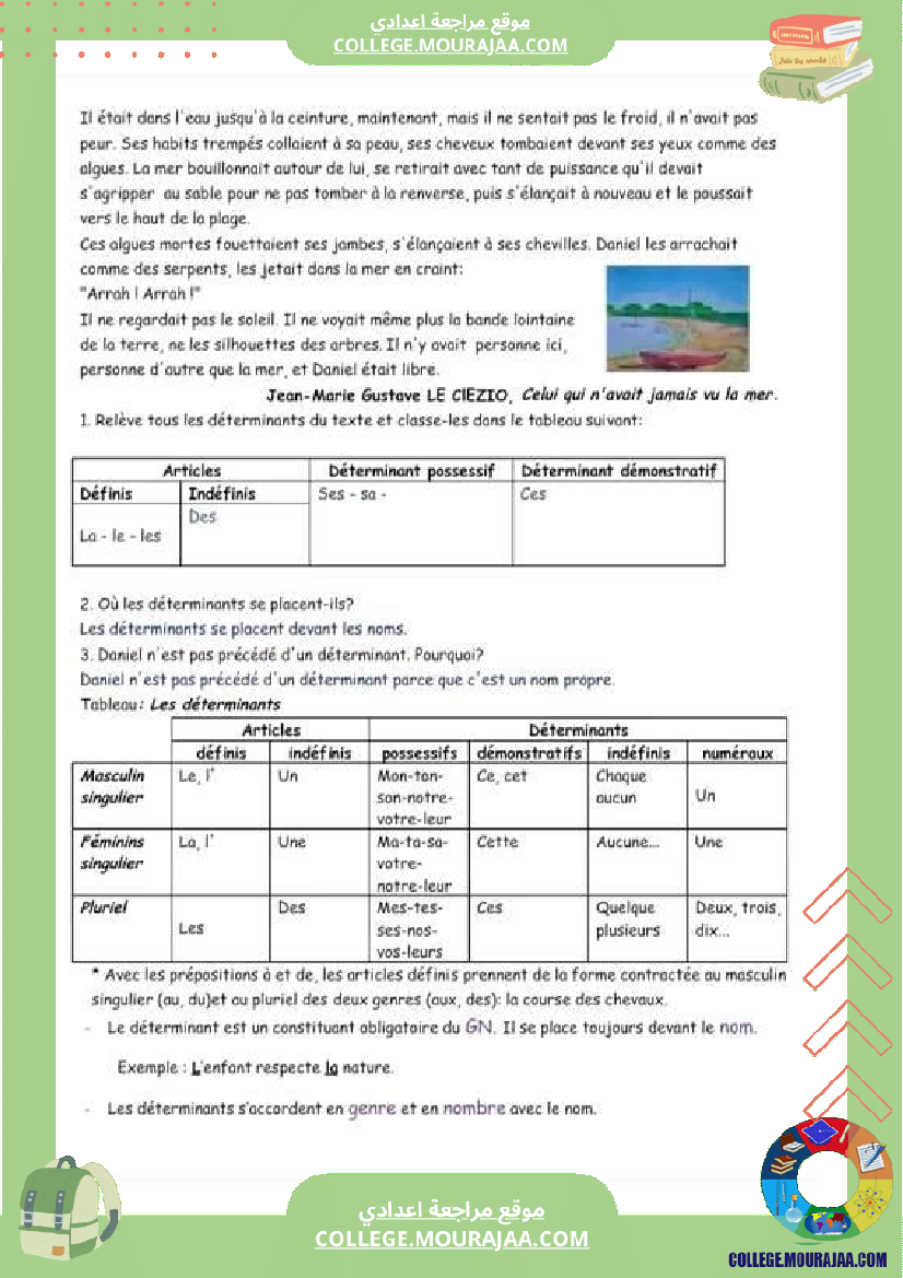 7 eme francais module n 4 les secrets de la nature cours exercices corriges