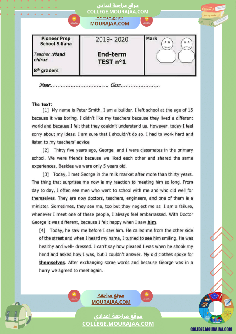 8 eme anglais devoir de synthese n 1 correction