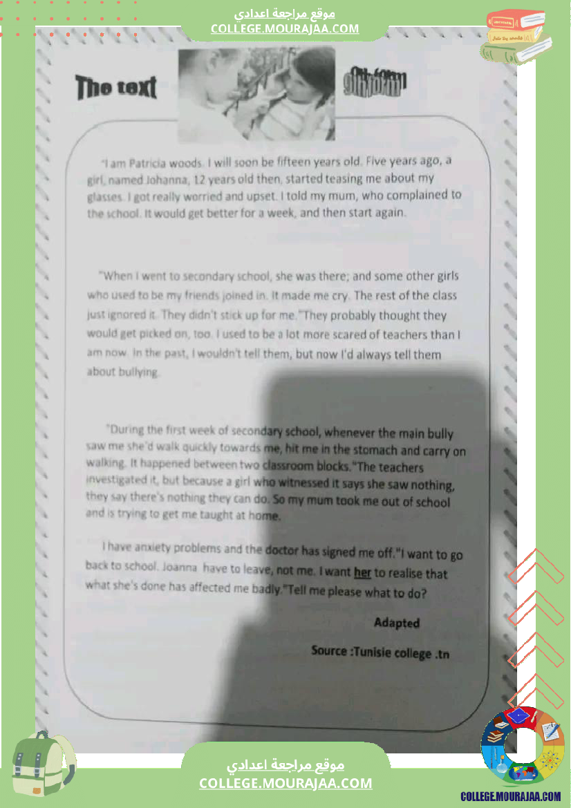 9 eme anglais devoir de synthese n 1 corrige