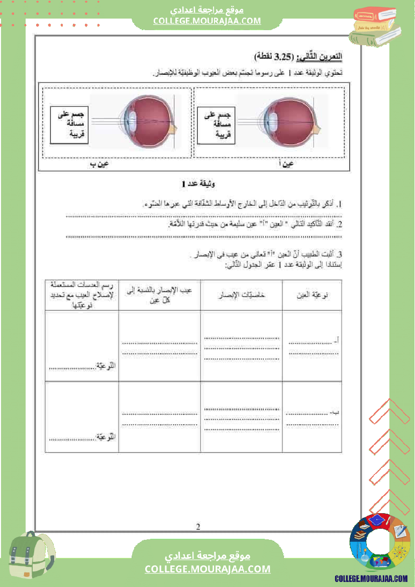 تاسعة_أساسي_علوم_طبيعية_فرض_تأليفي_عدد_1_بالاصلاح