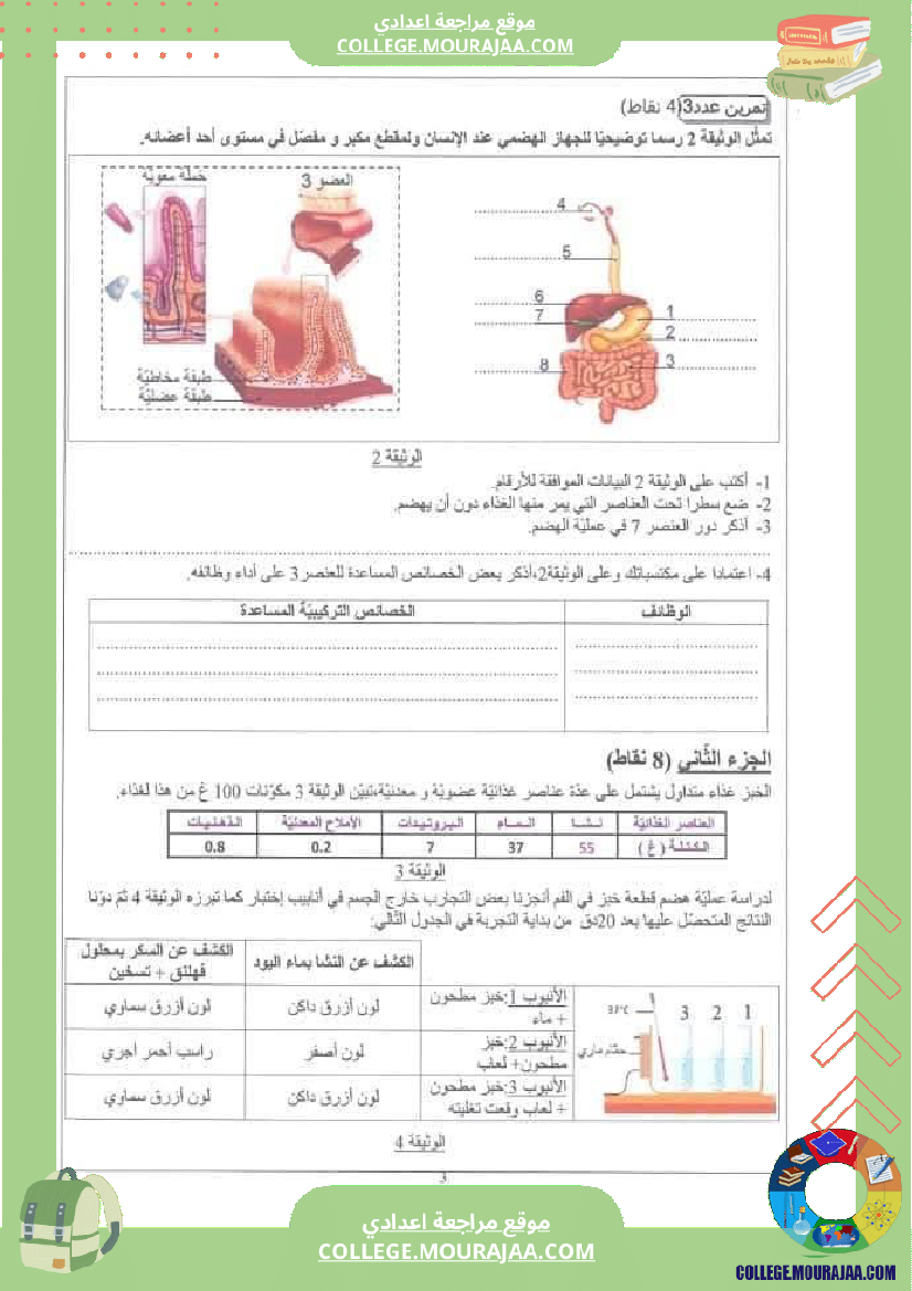 فرض_تأليفي_عدد_1_علوم_الحياة_والأرض_للسنوات_التاسعة_نموذجي