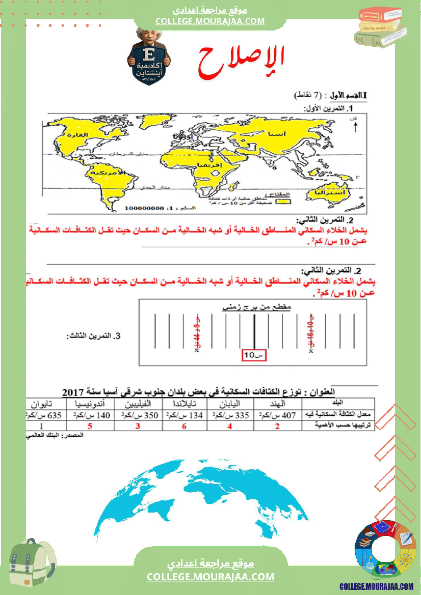 الفرض_التأليفي_عدد_1_في_مادة_الجغرافيا_السنة_السابعة_أساسي