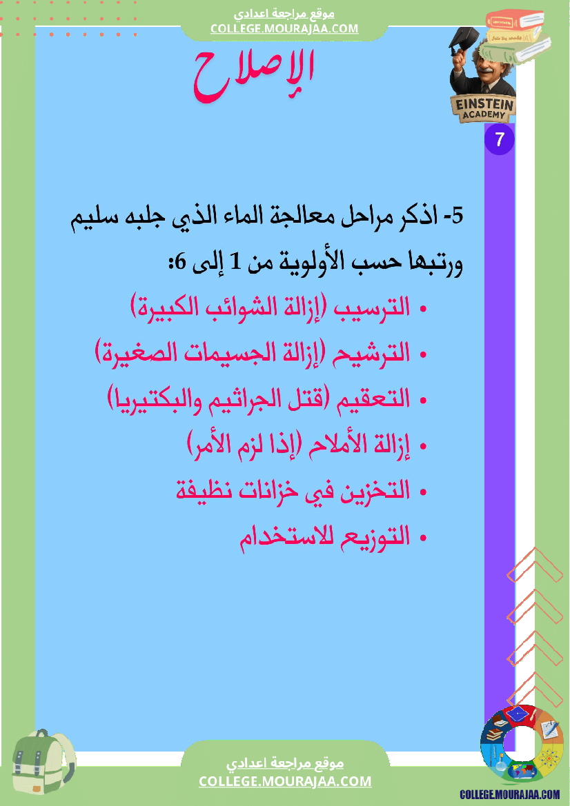 فرض تأليفي عدد 1 فيزياء السنة السابعة أساسي ثلاثي الاول