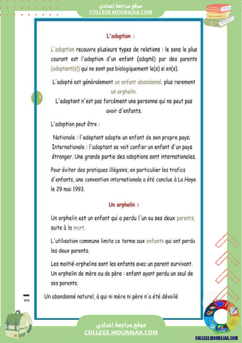 7eme francais module 1 en famille production ecrite