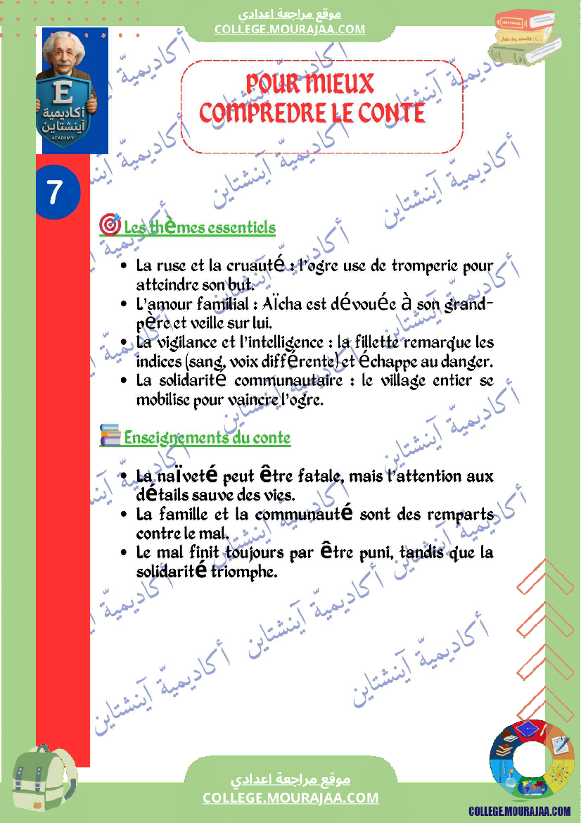 resume de conte le chene de l org 7eme annee avec devoir synthese