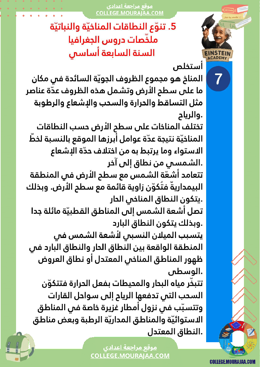 ملخصات_دروس_الجغرافيا_السنة_السابعة_أساسي_الثلاثي_الأو_ل