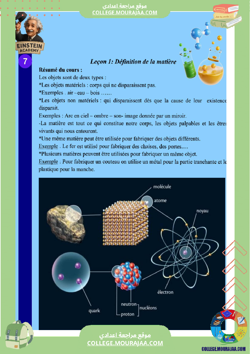 physique 7 annee college pilote resume complet pour une revision efficace