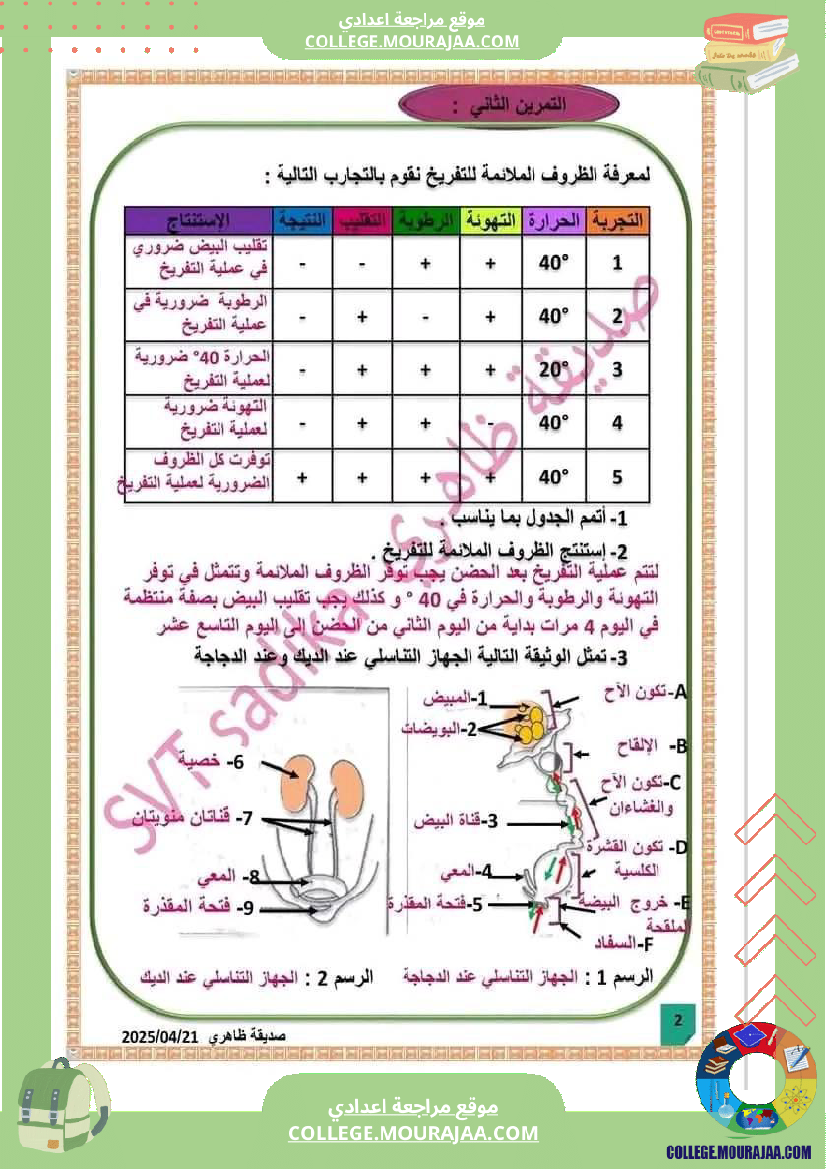 فرض_مراقبة_الثامنة_علوم_الحياة_و_الارض_الثلاثي_الثالث