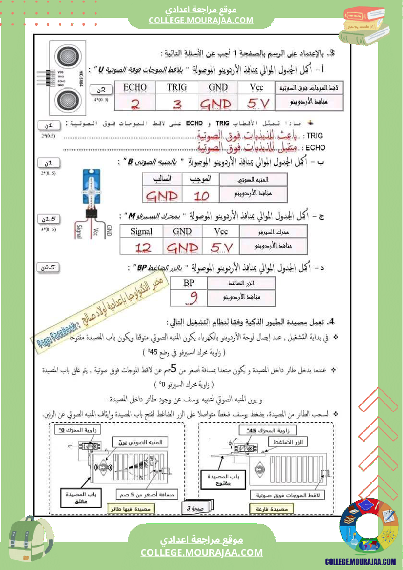 فرض_مراقبة_التاسعة_التربية_التكنولوجية_الثلاثي_الثالث