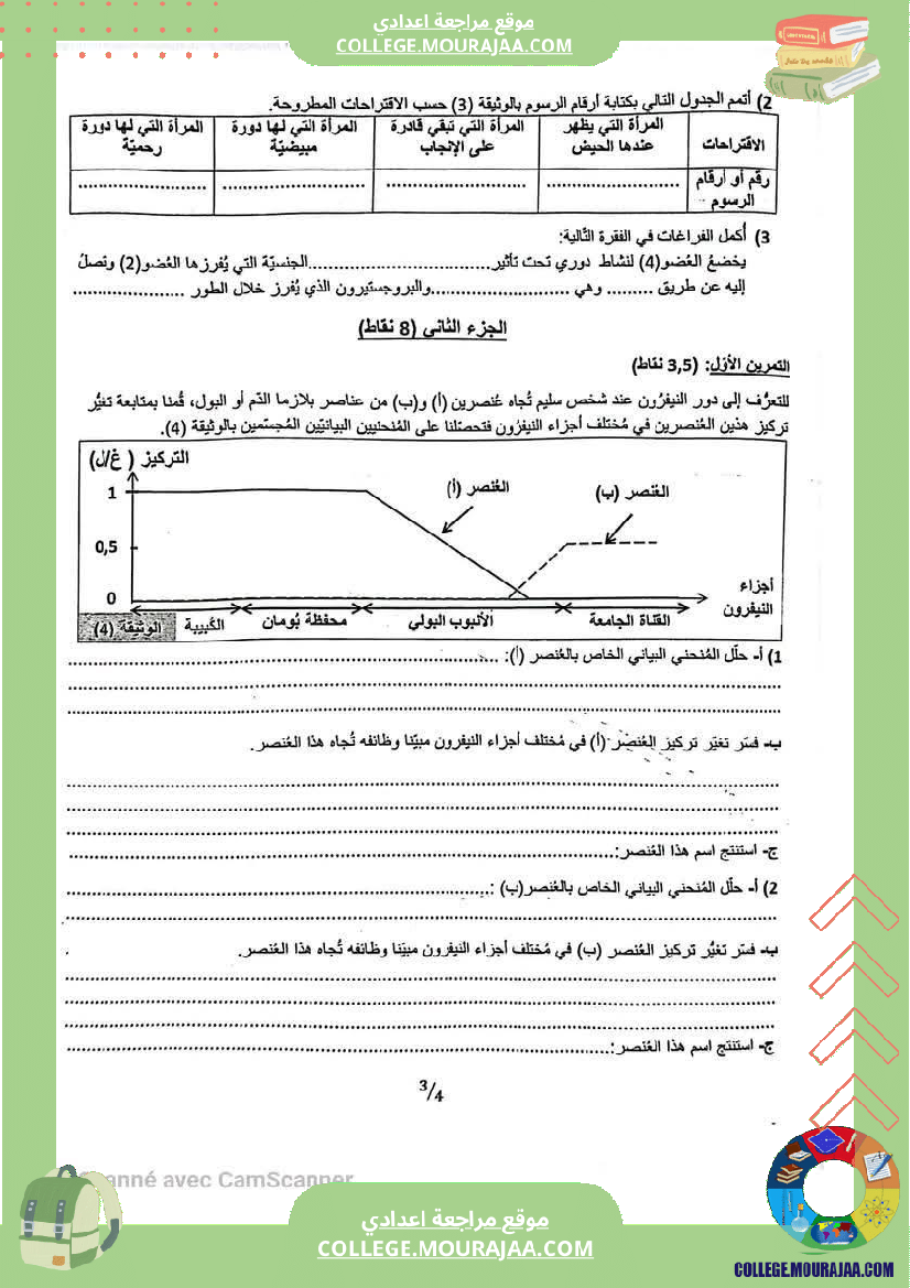 فرض_تأليفي_مستوى_التاسعة_علوم_الحياة_و_الارض_الثلاثي_الثالث