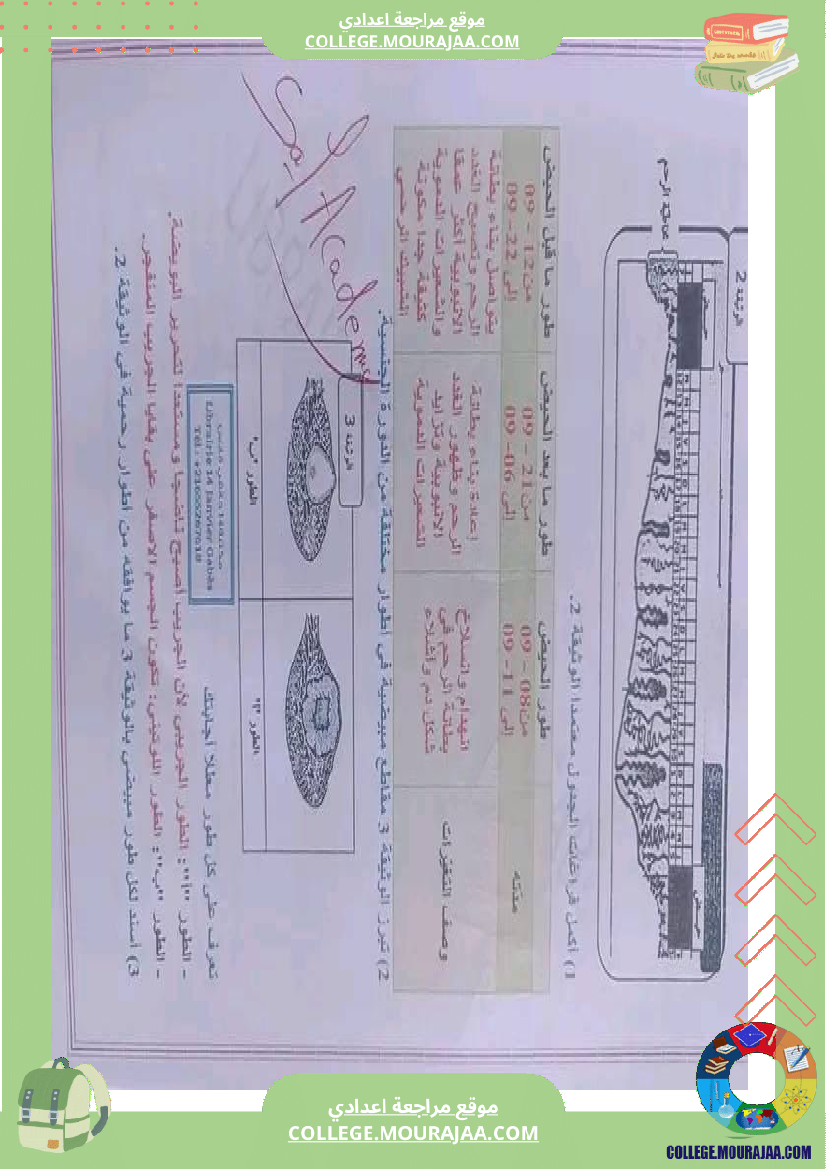 علوم_حياة_والأرض_تاسعة_مراجعة__في_التأليفي_وفي_المناظرة