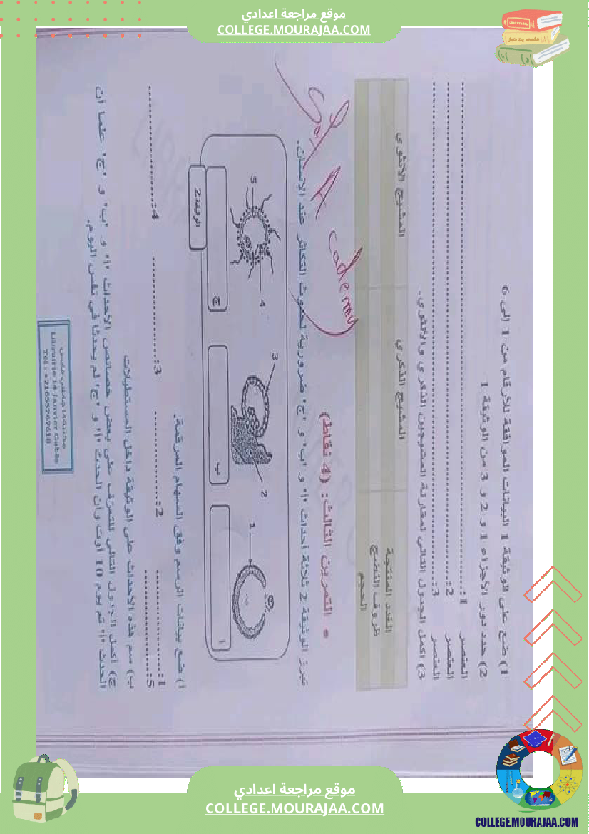 علوم_حياة_والأرض_تاسعة_مراجعة__في_التأليفي_وفي_المناظرة