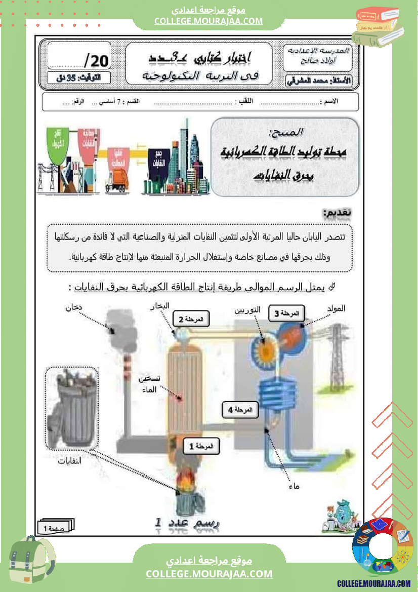 تقنية سنة سابعة