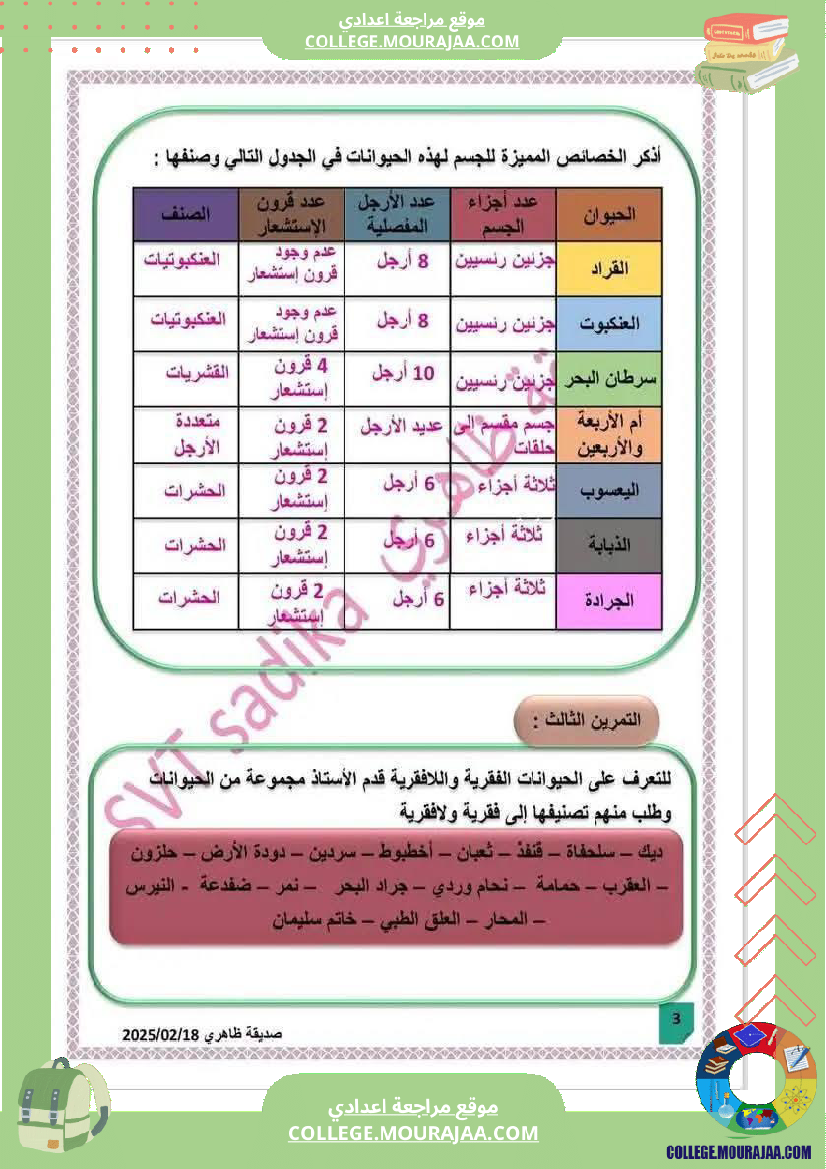 فرض_مراقبة_السابعة_علوم_الحياة_و_الارض_الثلاثي_الثالث