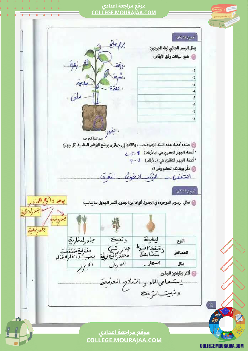 فرض_مراقبة_السابعة_في_علوم_الحياة_و_الارض_الثلاثي_الثالث