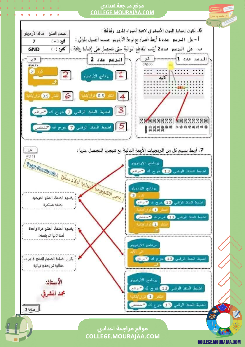 فرض_مراقبة_السابعة_في_التربية_التكنولوجية_الثلاثي_الثالث