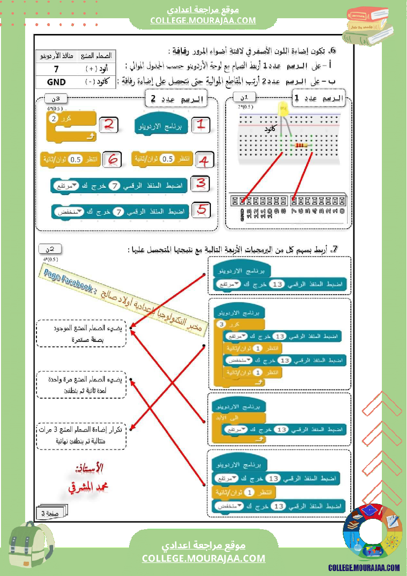 فرض_مراقبة_للسنة_السابعة_التربية_التكنولوجية_الثلاثي_الثالث