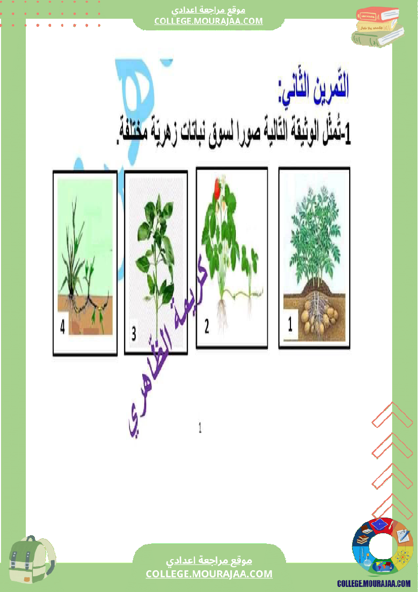 فرض تأليفي علوم الحياة و الارض مستوى السابعة الثلاثي الثالث
